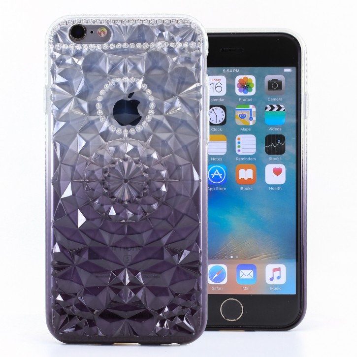 COOVY® Cover für Apple iPhone 6 / 6s leichtes, dünnes TPU Silikon Bumper Case, Hülle, Slim, im Kristall Design | 