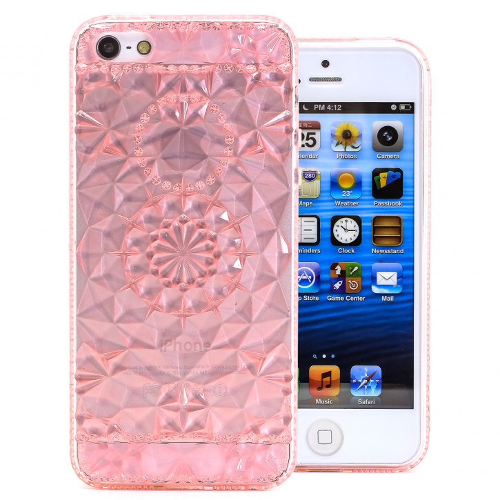 COOVY® Cover für Apple iPhone 5 / 5s / SE leichtes, dünnes TPU Silikon Bumper Case, Hülle, Slim, im Kristall Design | 