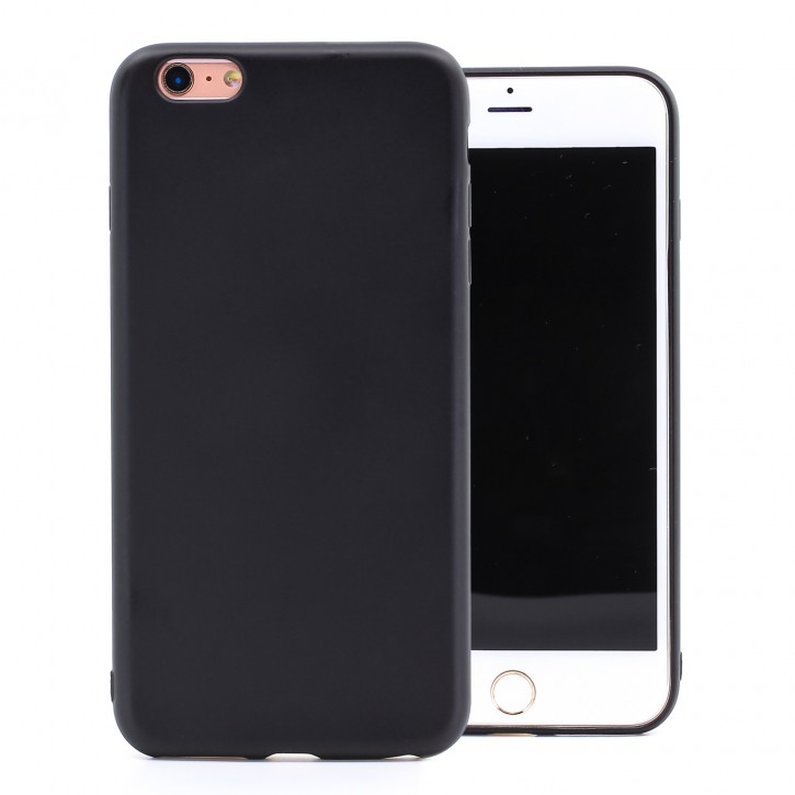 COOVY® Cover für Apple iPhone 6 + plus ultra dünnes, leichtes TPU Silikon Bumper Case, Hülle, Slim, metallisch schimmerndes Design | 