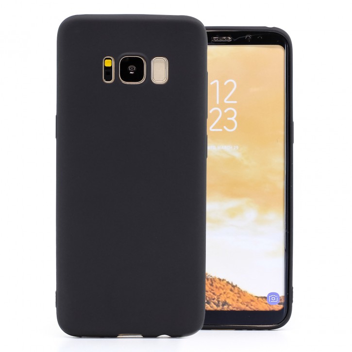 COOVY® Cover für Samsung Galaxy S8 SM-G950F / SM-G950FD ultra dünnes, leichtes TPU Silikon Bumper Case, Hülle, Slim, metallisch schimmerndes Design | 