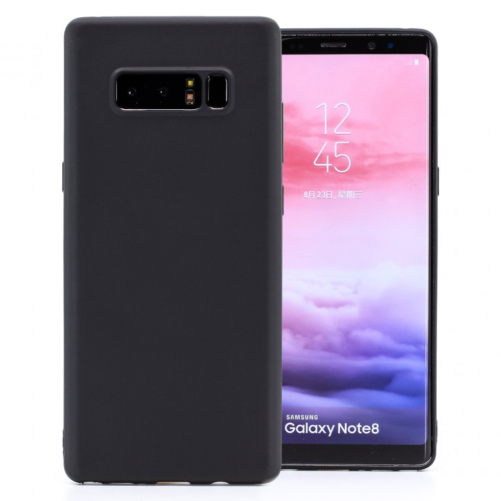 COOVY® Cover für Samsung Galaxy Note 8 SM-N950 / SM-N950F / SM-N950FD ultra dünnes, leichtes TPU Silikon Bumper Case, Hülle, Slim, metallisch schimmerndes Design | 