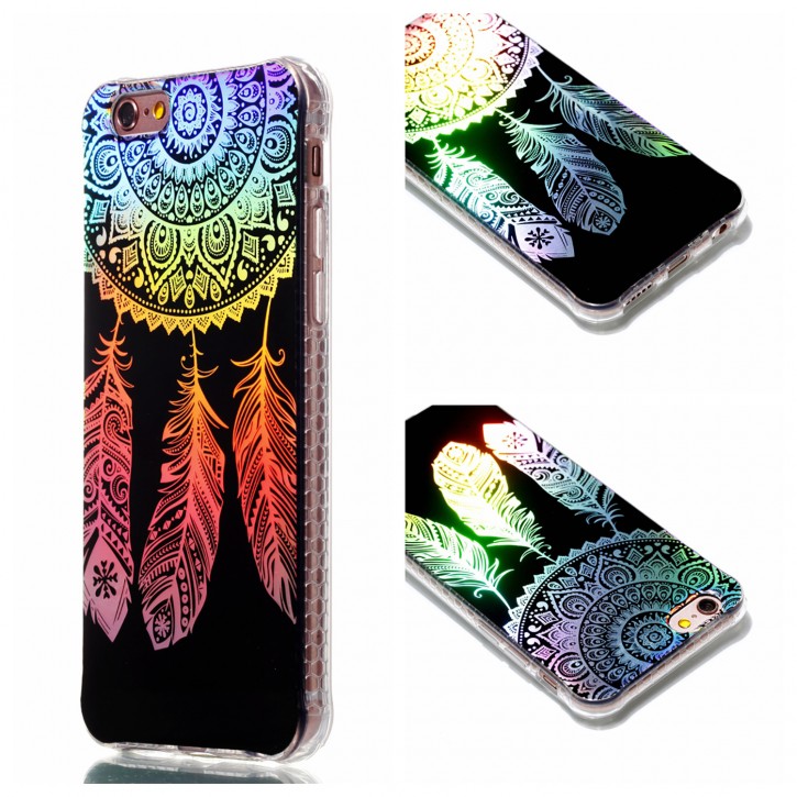 COOVY® Cover für Apple iPhone 6 / 6s ultra dünnes, buntes Designer TPU Silikon Bumper Case, Hülle, Slim, Hologramm Design | 