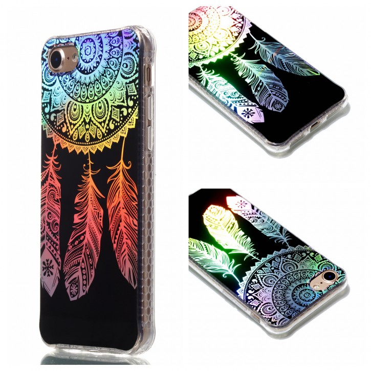 COOVY® Cover für Apple iPhone 7 / 8 ultra dünnes, buntes Designer TPU Silikon Bumper Case, Hülle, Slim, Hologramm Design | 