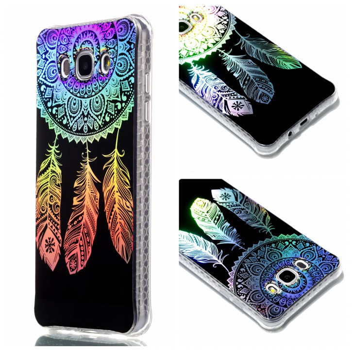 COOVY® Cover für Samsung Galaxy J5 SM-J510 SM-J510F/DS (Model 2016) ultra dünnes, buntes Designer TPU Silikon Bumper Case, Hülle, Slim, Hologramm Design | 