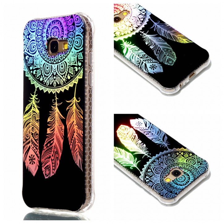 COOVY® Cover für Samsung Galaxy A5 SM-A520 / SM-A520F (Model 2017) ultra dünnes, buntes Designer TPU Silikon Bumper Case, Hülle, Slim, Hologramm Design | 