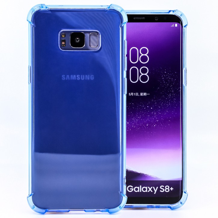 COOVY® Cover für Samsung Galaxy S8 + plus SM-G955F / SM-G955FD transparentes, leichtes, dünnes TPU Silikon Bumper Case, Hülle, Slim, stoßdämpfende Ecken | 