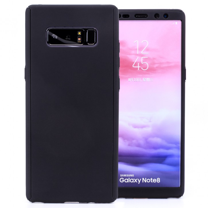 COOVY® Cover für Samsung Galaxy Note 8 SM-N950 / SM-N950F / SM-N950FD 360° rundum Bumper Case, ultra dünn und leicht, mit Displayschutz, Fullbody-Hülle | 