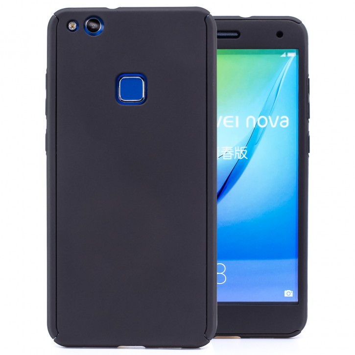 COOVY® Cover für Huawei P10 lite / NOVA lite 360° rundum Bumper Case, ultra dünn und leicht, mit Displayschutz, Fullbody-Hülle | 