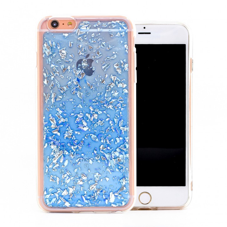 COOVY® Cover für Apple iPhone 6 + plus dünnes TPU Silikon Bumper Case, Hülle, Slim, in funkelndem Glitzer-Design | 
