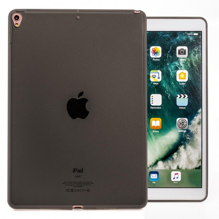 COOVY® Cover für Apple iPad pro 10.5 (2017), iPad Air 10.5 (3. Gen. 2019) leichte, dünne Silikon Tablet Hülle Case Bumper in farbig transparentem Style als Backcover | 