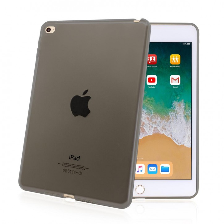 COOVY® Cover für Apple iPad mini 4 (Model 2015) leichte, dünne Silikon Tablet Hülle Case Bumper in farbig transparentem Style als Backcover | 