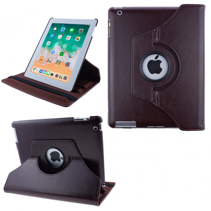 COOVY® 2.0 Cover für Apple iPad 2 / 3 / 4 Rotation 360° Smart Hülle Tasche Etui Case Schutz Ständer Auto Sleep/Wake up | 