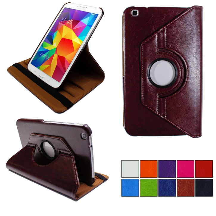 COOVY® 2.0 Cover für Samsung Galaxy TAB 3 8.0 SM-T3100 T3110 T3150 SM-T310 T311 T315 Rotation 360° Smart Hülle Tasche Etui Case Schutz Ständer Auto Sleep/Wake up | 