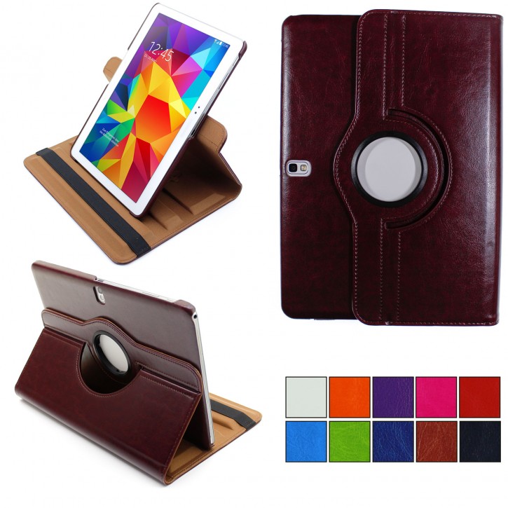 COOVY® 2.0 Cover für Samsung Galaxy TAB PRO 10.1 SM-T520 SM-T525 Rotation 360° Smart Hülle Tasche Etui Case Schutz Ständer Auto Sleep/Wake up | 