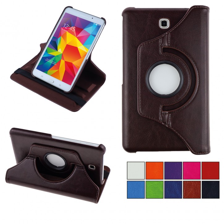COOVY® 2.0 Cover für Samsung Galaxy TAB 4 7.0 SM-T230 SM-T231 SM-T235 Rotation 360° Smart Hülle Tasche Etui Case Schutz Ständer | 