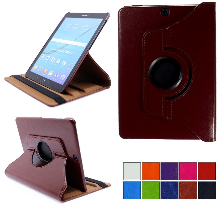 COOVY® 2.0 Cover für Samsung Galaxy Tab S2 9.7 SM-T810 SM-T813 SM-T815 SM-T819 Rotation 360° Smart Hülle Tasche Etui Case Schutz Ständer Auto Sleep/Wake up | 