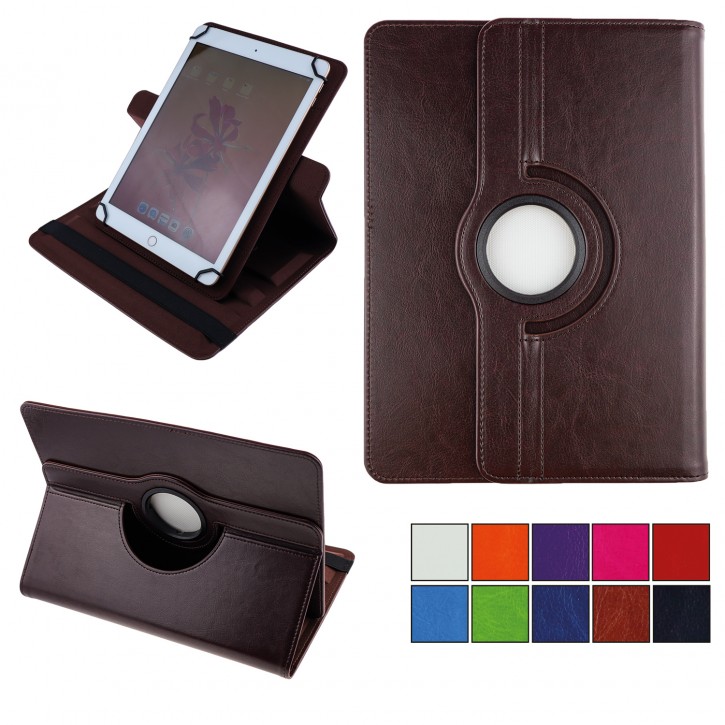 COOVY® 2.0 360° Rotation Cover Universal für alle 9 / 10 / 10.1 Zoll Tablet Modelle Hülle Tasche Etui Case Schutz Ständer | UNIVERSAL 10.1  
