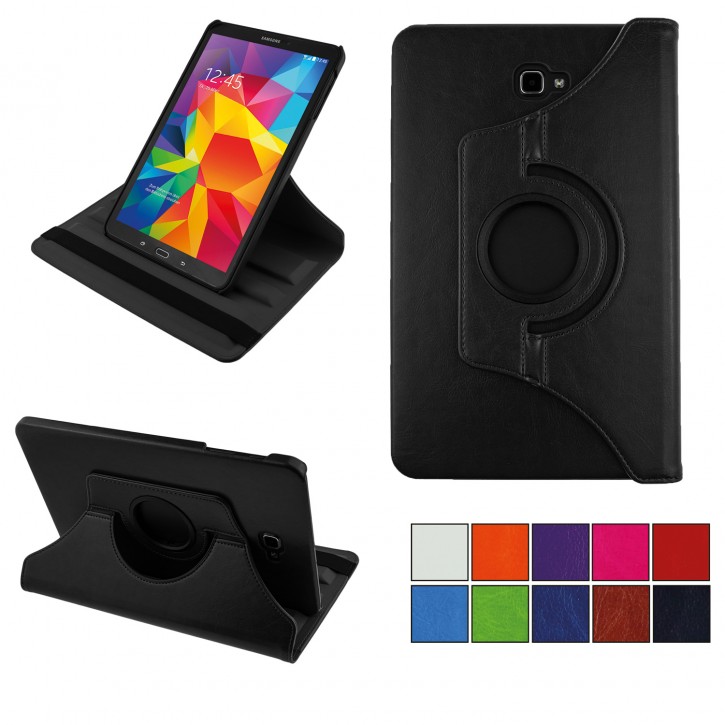 COOVY® 2.0 Cover für Samsung TAB A 10.1 (Model 2014) SM-T580 SM-T585 Rotation 360° Smart Hülle Tasche Etui Case Schutz Ständer Auto Sleep/Wake up | 