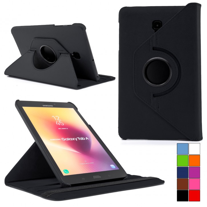 COOVY® Cover für Samsung TAB A 8.0 (Model 2017) SM-T380 SM-T385 Rotation 360° Smart Hülle Tasche Etui Case Schutz Ständer Auto Sleep/Wake up | 