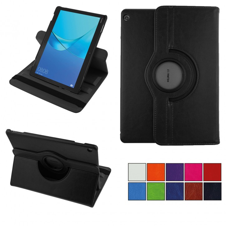 COOVY® 2.0 Cover für Huawei MediaPad M3 Lite 10 (10.1") Rotation 360° Smart Hülle Tasche Etui Case Schutz Ständer | 