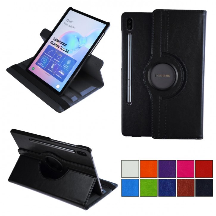 COOVY® 2.0 Cover für Samsung Galaxy TAB S6 10.5 SM-T860 SM-T865 Rotation 360° Smart Hülle Tasche Etui Case Schutz Ständer Auto Sleep/Wake up | 