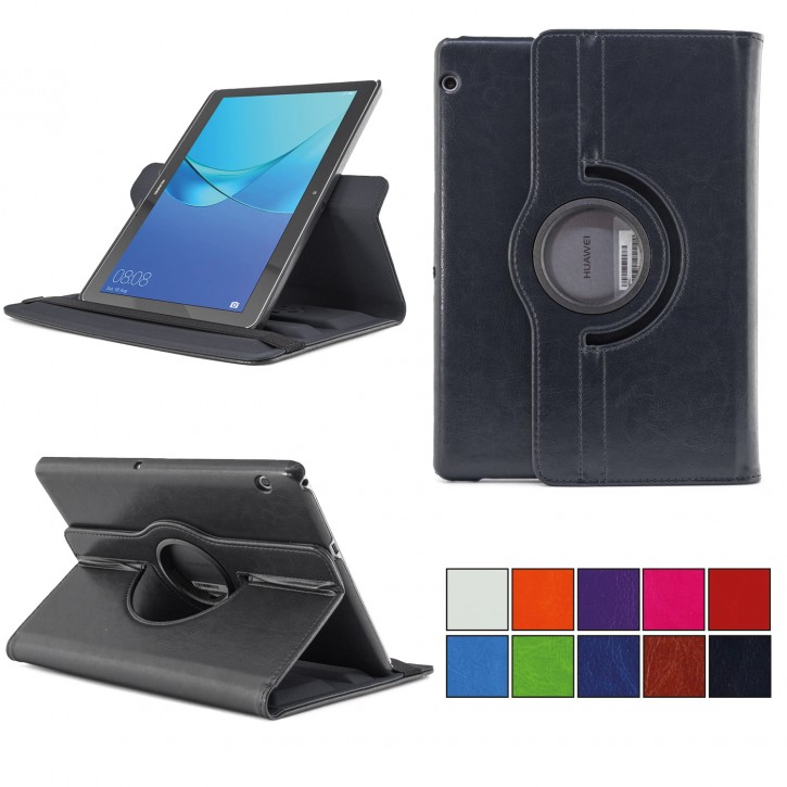 COOVY® 2.0 Cover für Huawei MediaPad T3 10 (9.6") Rotation 360° Smart Hülle Tasche Etui Case Schutz Ständer Auto Sleep/Wake up | 